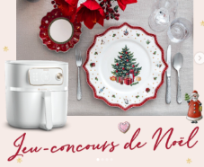 EN jeu : 1 Airfryer Philips + 1 ensemble vaisselle Noël Villeroy & Boch