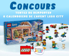 LEGO : 6 calendriers de l’avent Lego City à gagner !