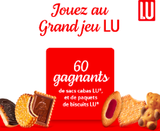 A gagner : 60 assortiments gourmands de biscuits LU