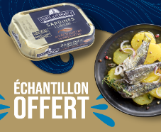 Echantillon gratuit : boîte de sardines gratuite